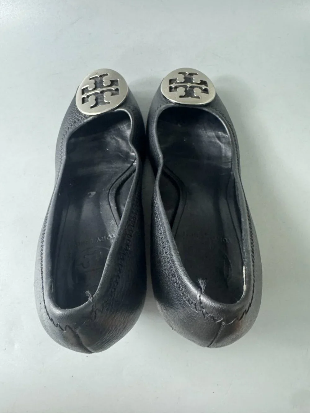 TORY BURCH Sally 2 Peep Toe Wedge Pump Size 6 1/2